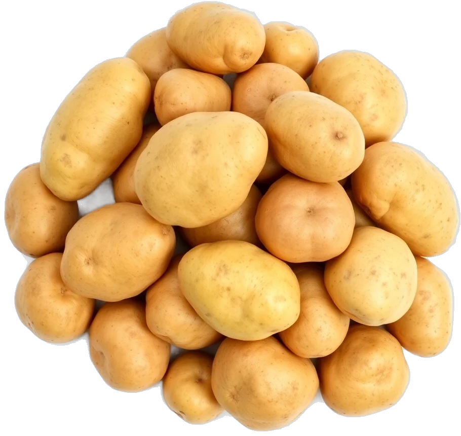 A pile of potatoes